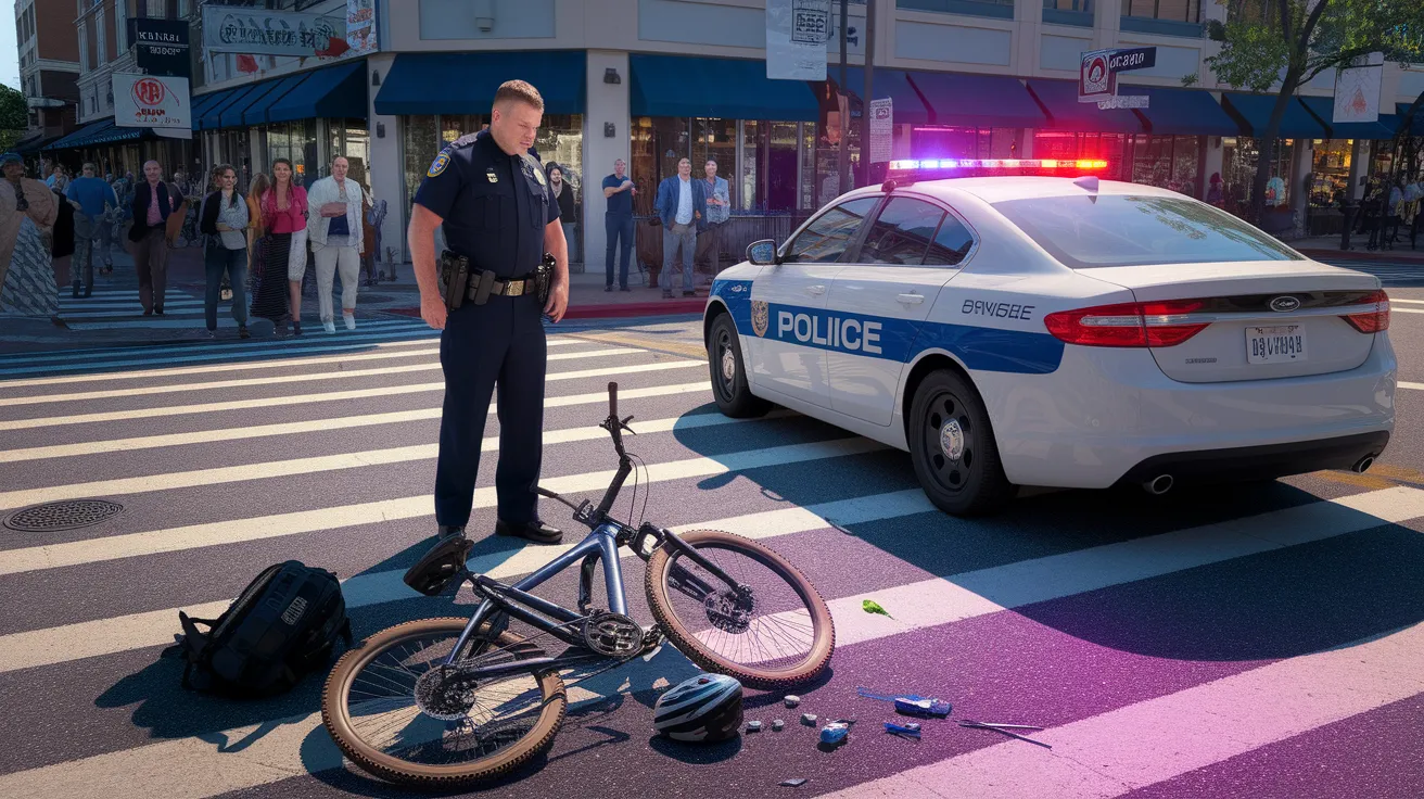 St. George police investigate vehicle-bicycle crash at 1300 West and Sunset Blvd