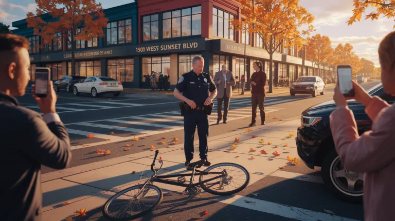St. George police investigate vehicle-bicycle crash at 1300 West and Sunset Blvd
