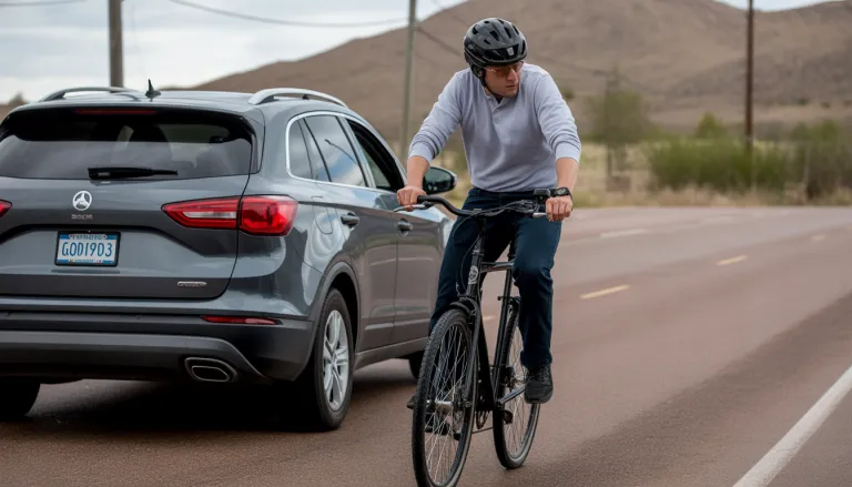 Suspect arrested after hitting bicyclist with car in St. George