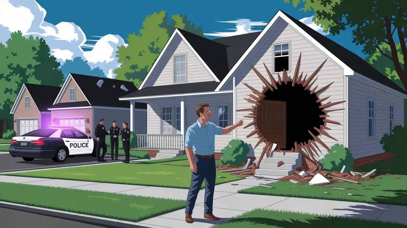 St. George man arrested after allegedly kicking a hole in neighbor's home